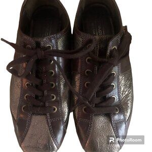 Women's Coach Leather Janae Sneakers Shoe Size 8M